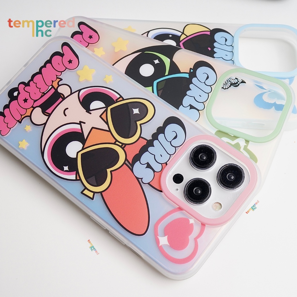 NEW !! Premium Case Iphone PowerPuffGirl ( Iphone 11 - 14promax READY ! )