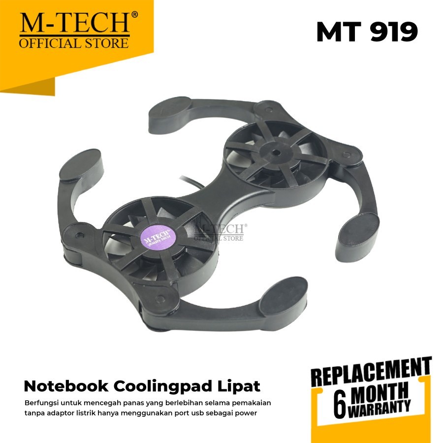 M-Tech Cooling Pad Pendingin Laptop Kipas Laptop Garansi Resmi