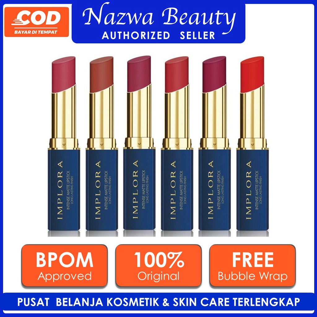 Implora Matte Lipstick Nazwa Beauty MURAH GROSIR Lipstik Cantik Implora