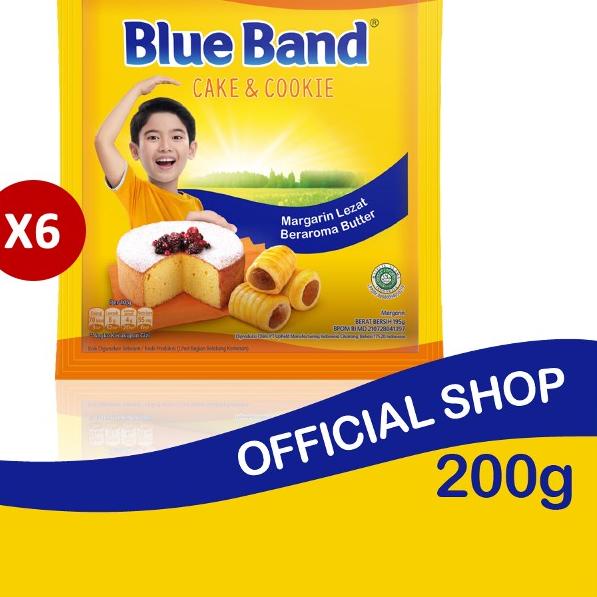 

❆ Blue Band Cake And Cookie Margarin 200 gr x 6 ♜