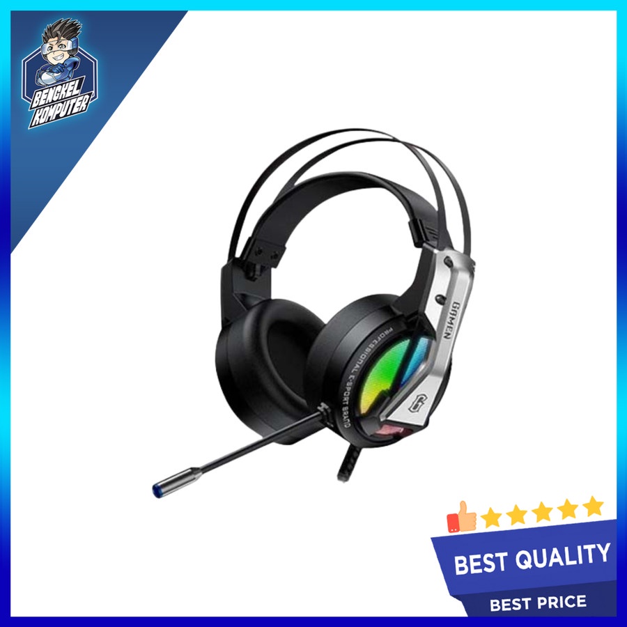 HEADSET GAMING GAMEN GH1500 BLACK