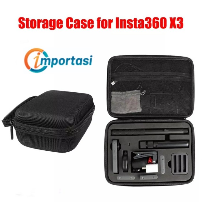 Storage Bag Hard Case Insta360 X3 Tas Carrying Handbag Waterproof