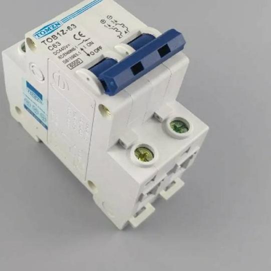 ♝ MCB DC 63A 2 P 63A DC 440 V Sirkuit breaker MCB C curve ❆