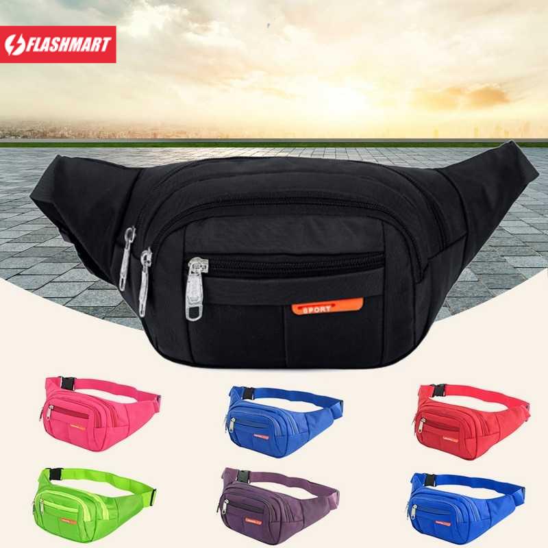 Flashmart Hengreda Sport Tas Pinggang Selempang Waistbag Pria dan Wanita - TM572