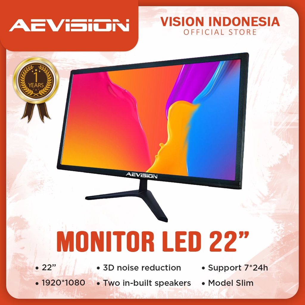 Monitor AEVISION 22inch ULTRA SERIES 2K PRO - New Model Slim