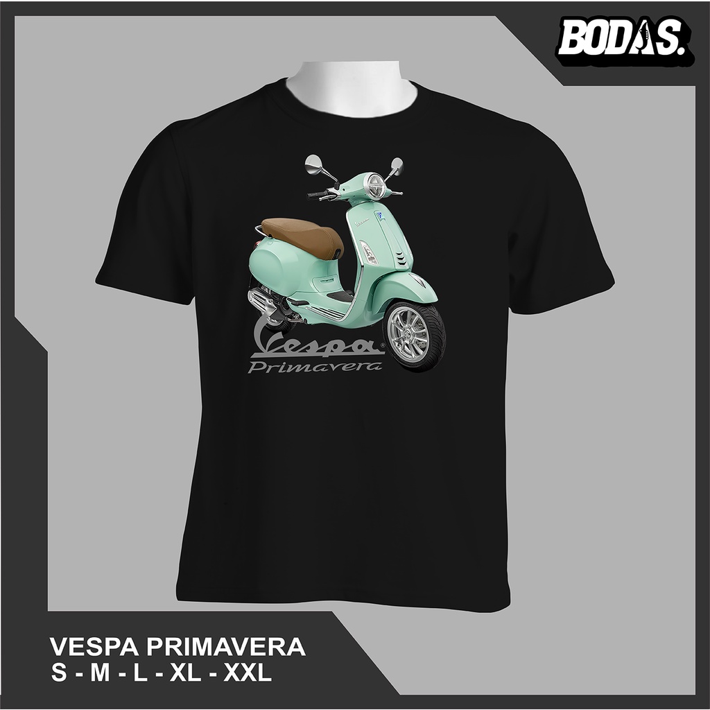 KAOS DISTRO OTOMOTIF MOTOR VESPA MATIC PRIMAVERA