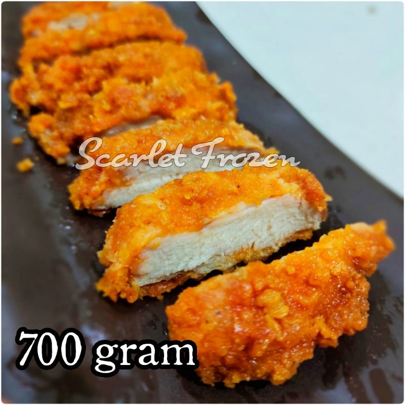 

Premium Crispy Chicken Fillet Hot Spicy Ayam Goreng Renyah Pedas