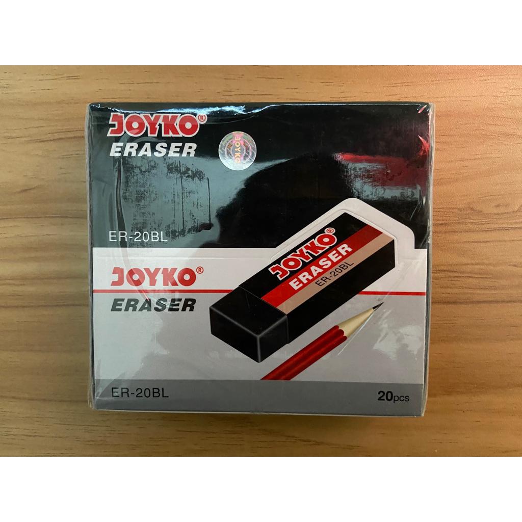 

Eraser / Penghapus Joyko Hitam ER-B20BL (Isi 20 pcs)