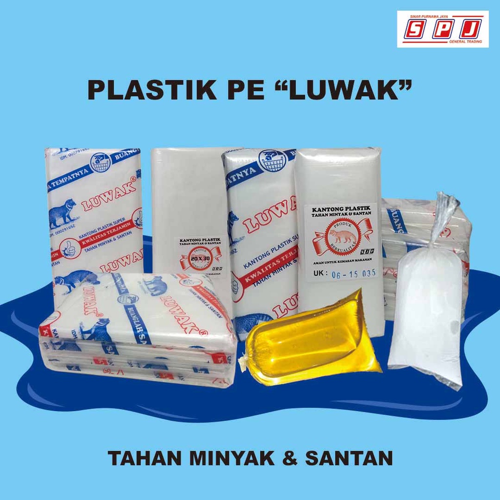 Plastik PE Luwak { Plastik es batu}