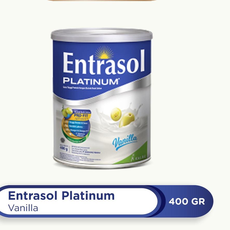 

➭ ENTRASOL PLATINUM VANILLA 400 G ♡