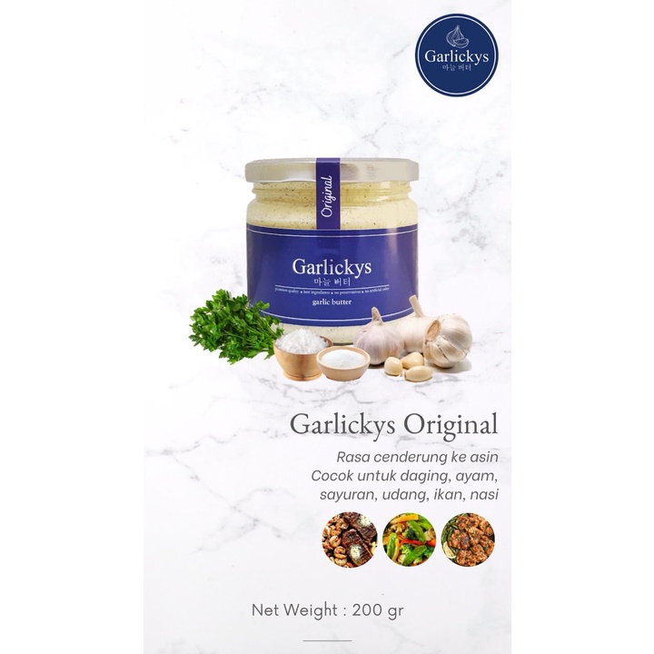 GARLICKYS Premium Garlic Herbs Butter varian Original