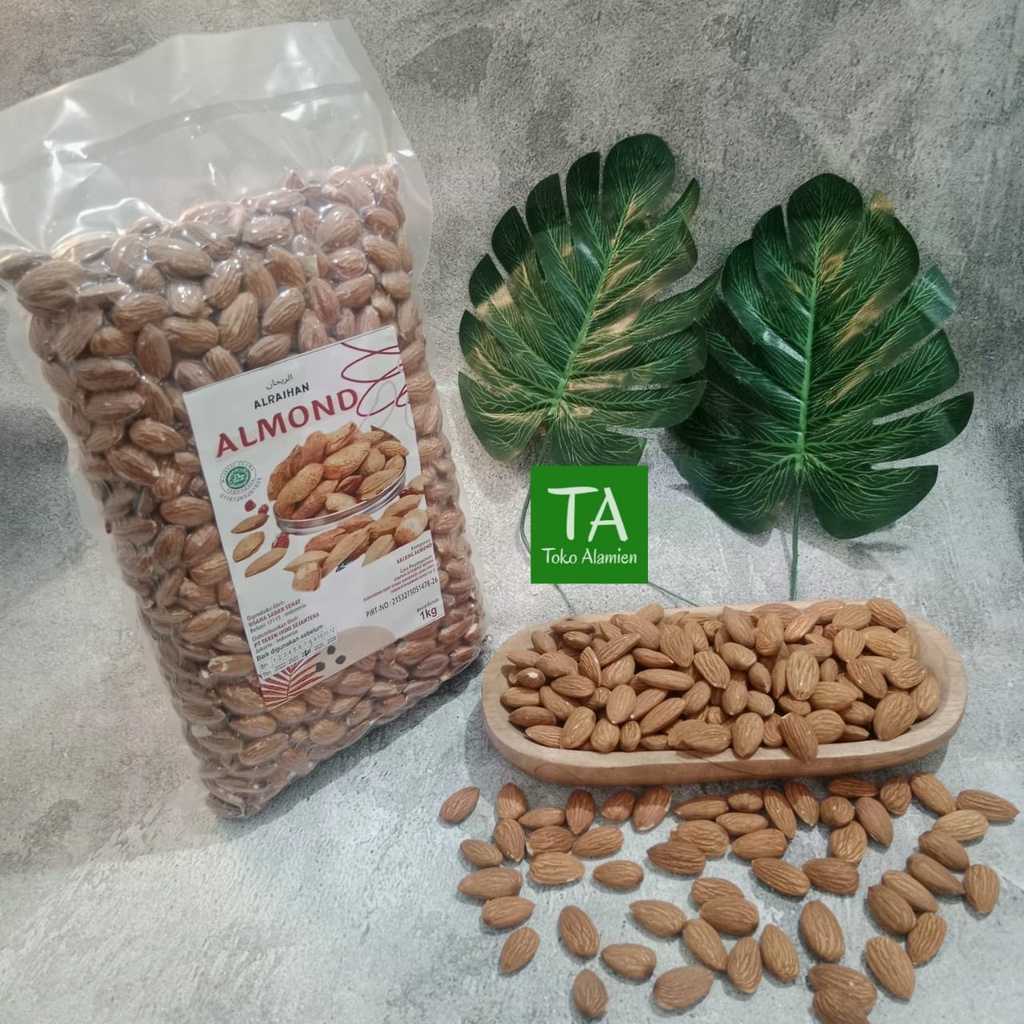 

Kacang Almond Kupas Panggang Original 1Kg / Kacang Almond Panggang / Kacang Almond Kupas