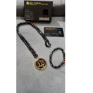 ➦ kalung dan gelang bio power black jade ➭