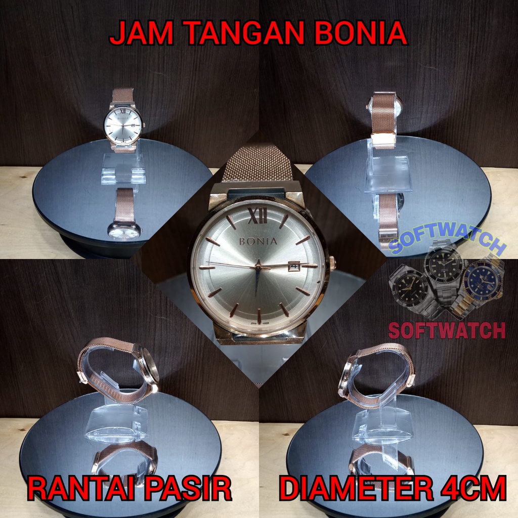 JAM TANGAN ARLOJI BONIA ASLI 100% ORIGINAL UNISEX