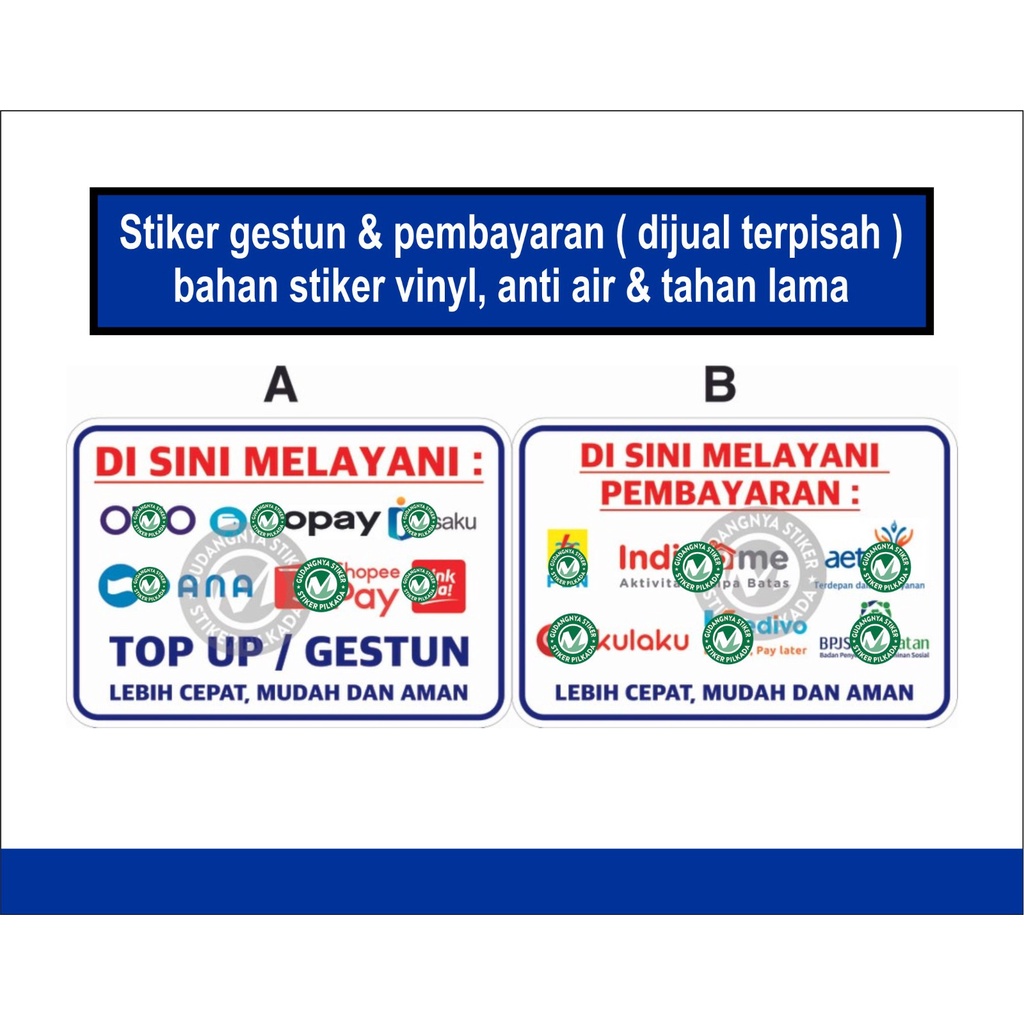 

STIKER VINYL GEST*N & PEMBAYAR*N (DIJUAL SATUAN)