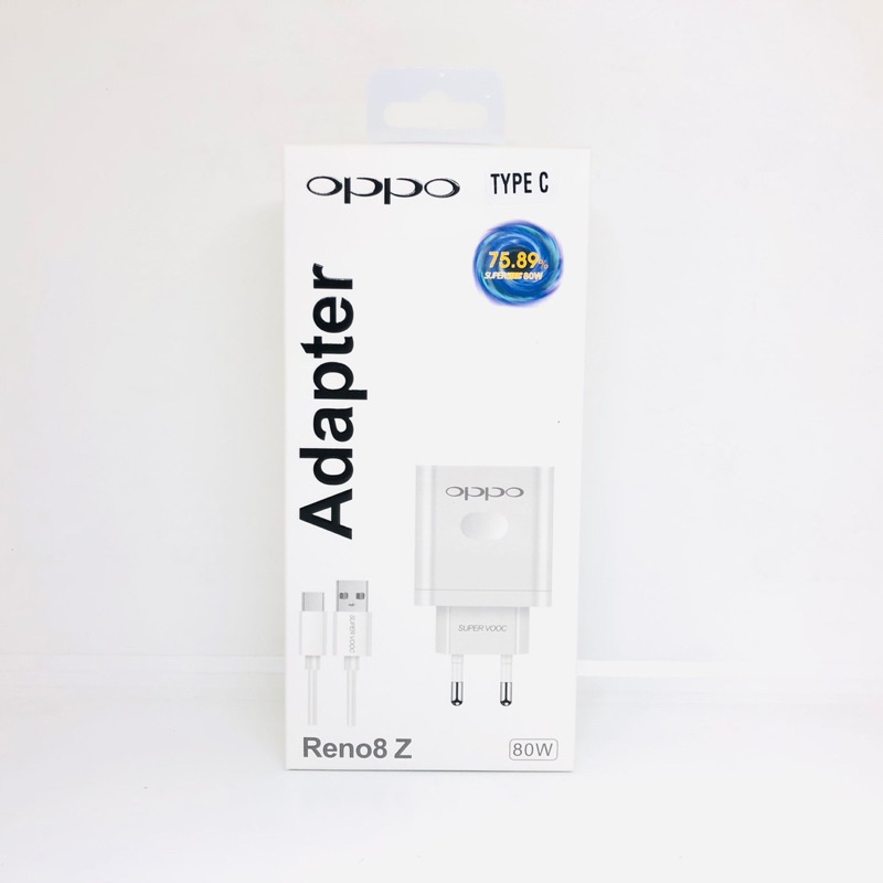 Charger Oppo Reno 8Z 80Watt Support Fastcharging V8/Micro Type C Terpopuler BY SMOLL