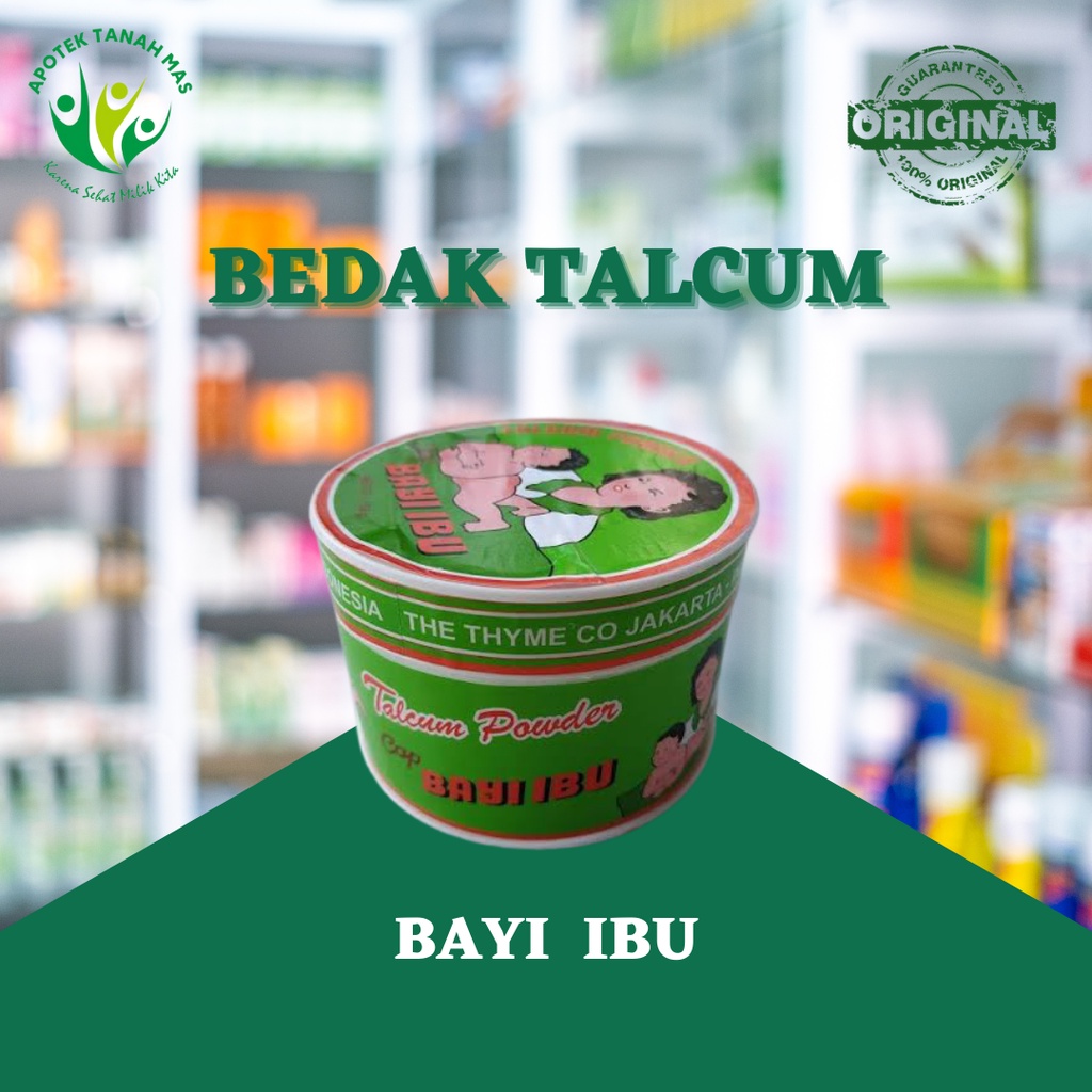 Bedak Talcum Powder Cap Bayi Ibu