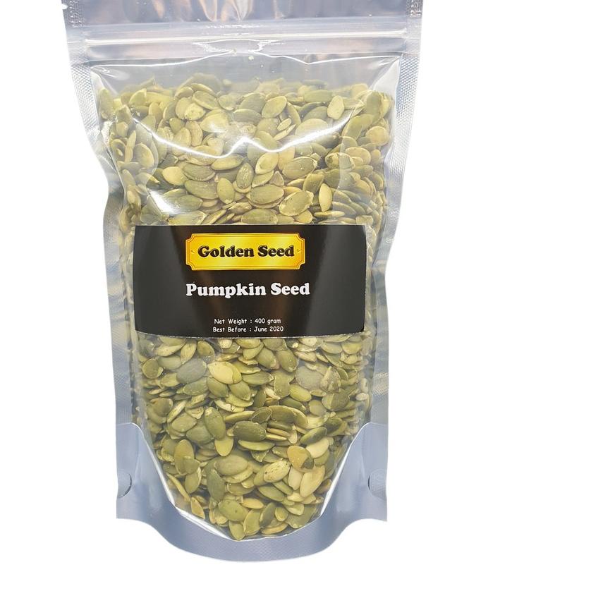 

☄ RAW PUMPKIN SEED 400 GRAM PREMIUM - BIJI LABU MENTAH 400 GR ✽