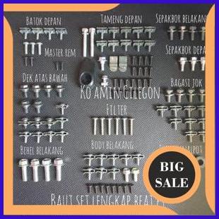 onderdil baut lengkap set full body motor beat injeksi beat fi 140ZZ3
