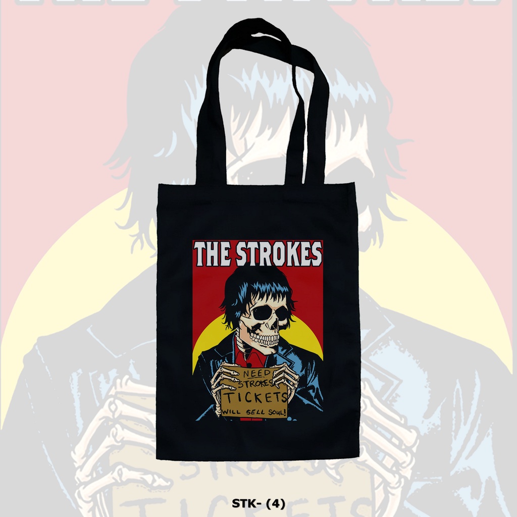 TOTE BAG HITAM - THE STROKES