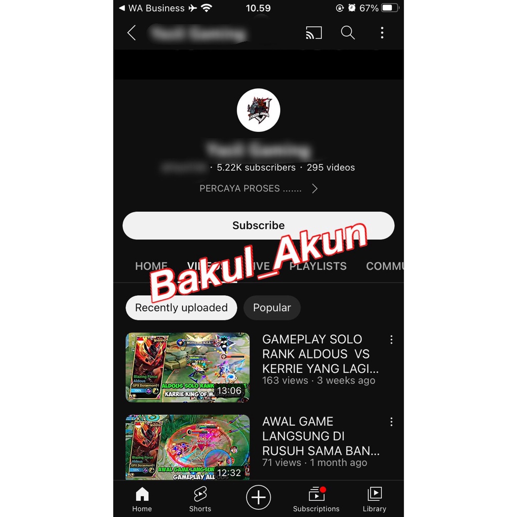 Akun Youtube 1000 Subscriber akun youtube sudah monet akunyoutube tua lawas paket monetisasi 1000 su