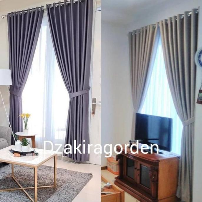 GORDEN JENDELA GORDEN JENDELA POLOS LEBAR 260CM X TINGGI 300CM, GORDEN BLACKOUT POLOS EL09I09A82L
