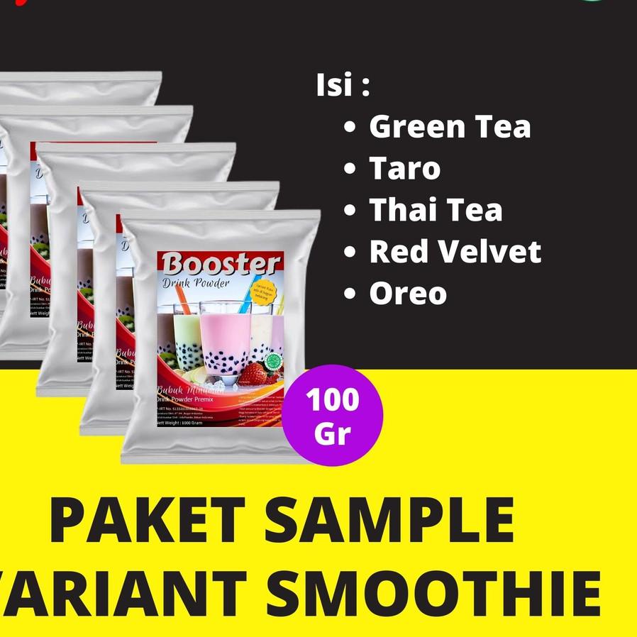 

☛ PAKET SAMPLE Best 5 Varian SMOOTHIE (THAI DRINK) , Harga adalah 1 Paket berisi 5 Variant ➨