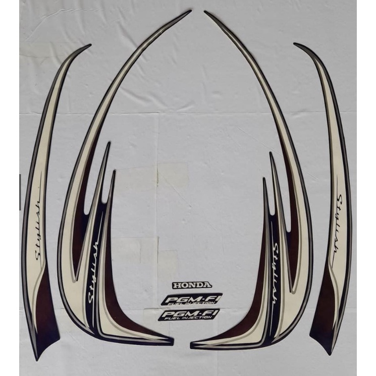 STIKER STRIPING LIS BODY MOTOR SCOOPY STAYLISH 2014 TERMURAH LIS BODY SCOOPY STAYLISH 2014 STANDAR