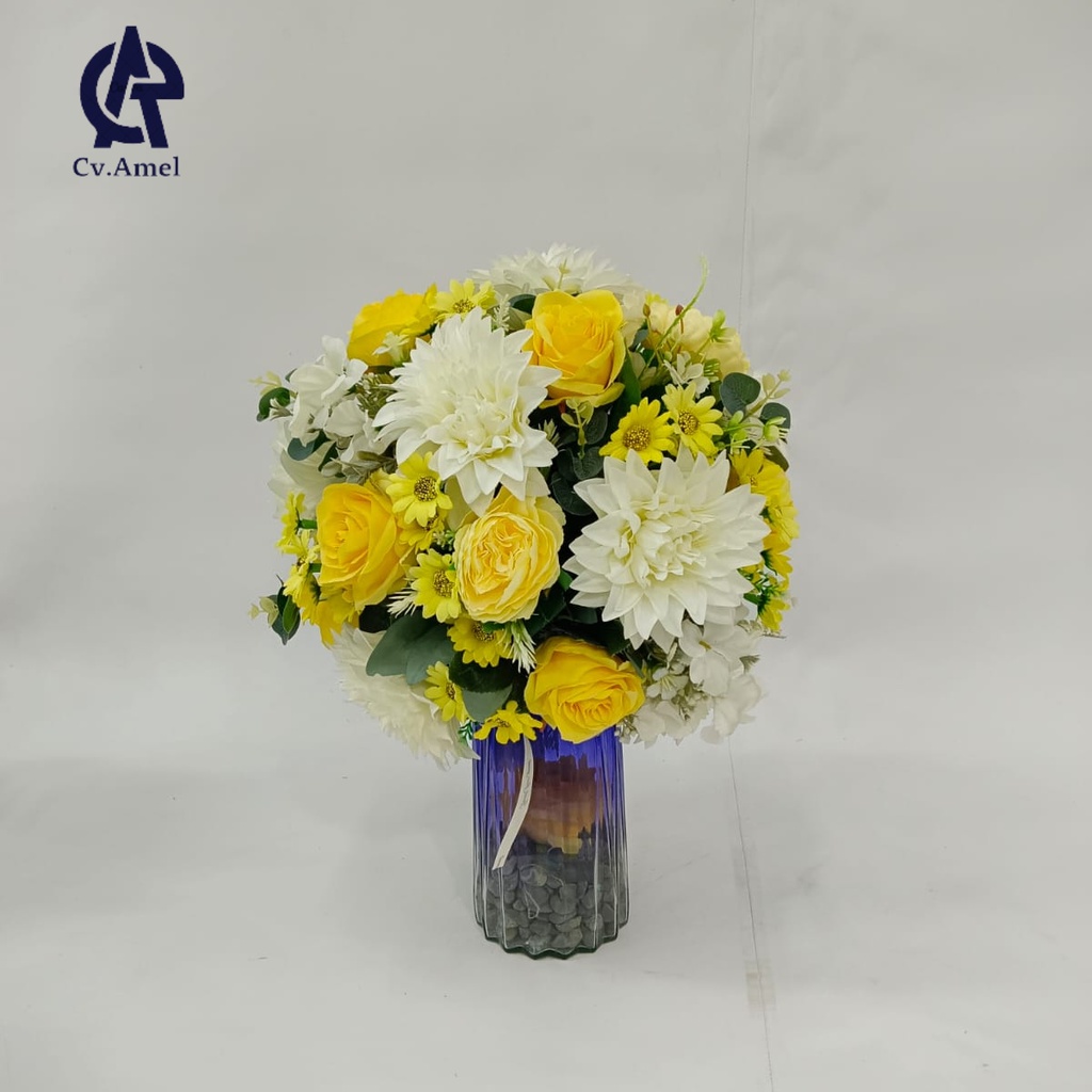 rangkaian bunga set / hiasan meja/meja tamu/bunga hiasan