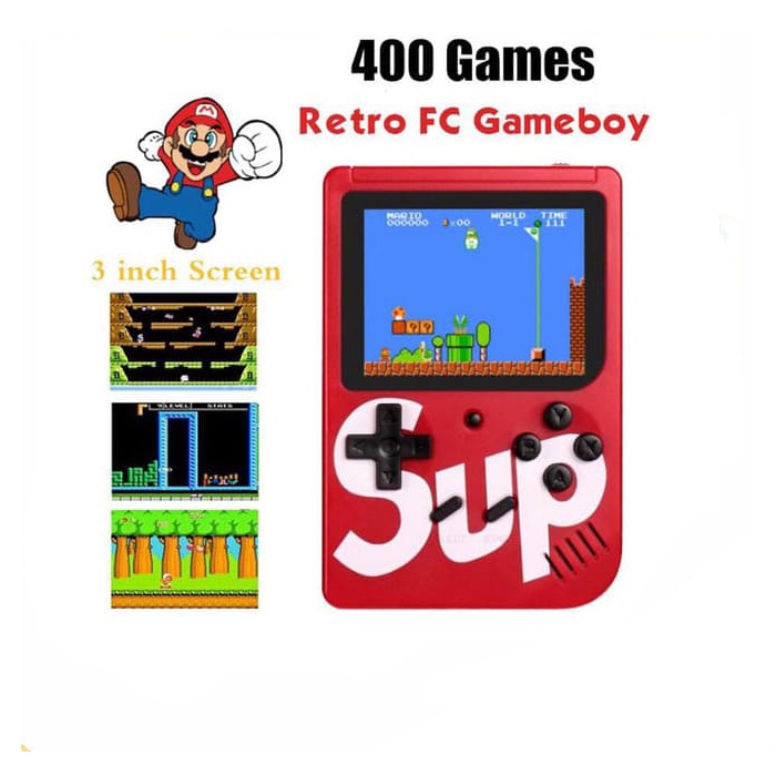 HC GAMEBOY SUPER MARIO GAME CONSOLE GAME 400 IN 1 RETRO FC CLASSIC