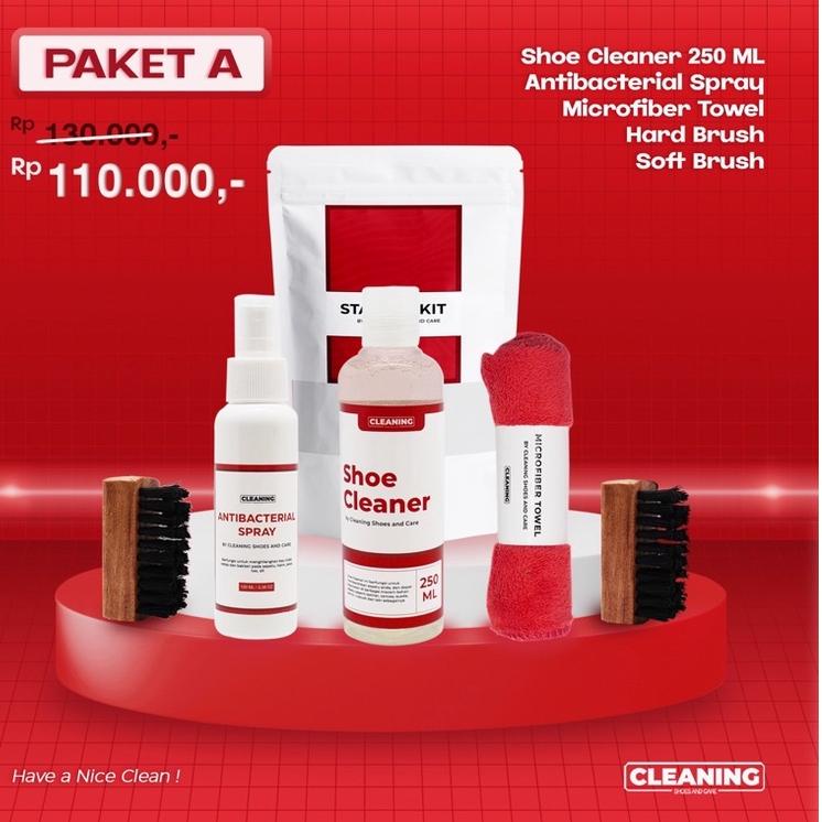 SPECIAL PRICE Starter Kit A by CLEANING SHOES AND CARE | Pembersih Sepatu | Sabun Cuci Sepatu | Shoe