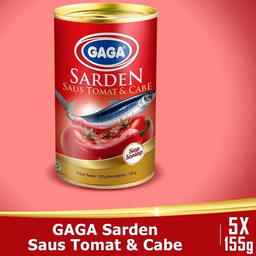 

✸ Beli 3 pcs GAGA Sarden Tomat Chilli 155g FREE 2 pcs GAGA Sarden Tomat Chilli 155g. (GG46) ♤