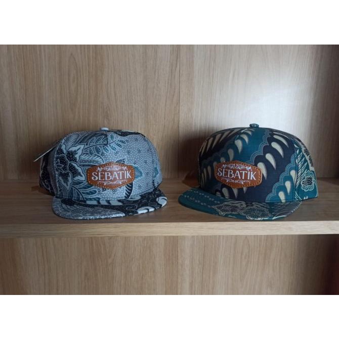 [ORIGINAL BY SEBATIK INDONESIA] Topi Snapback Batik Casual (Unisex)