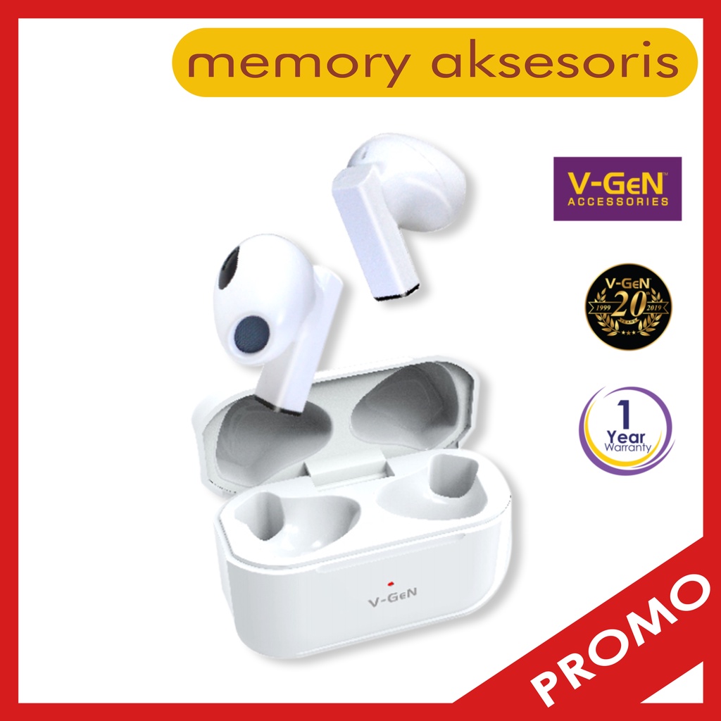 Earphone V-GeN TWS VH-S02 Wireless Mini Type C Bluetooth Handsfree