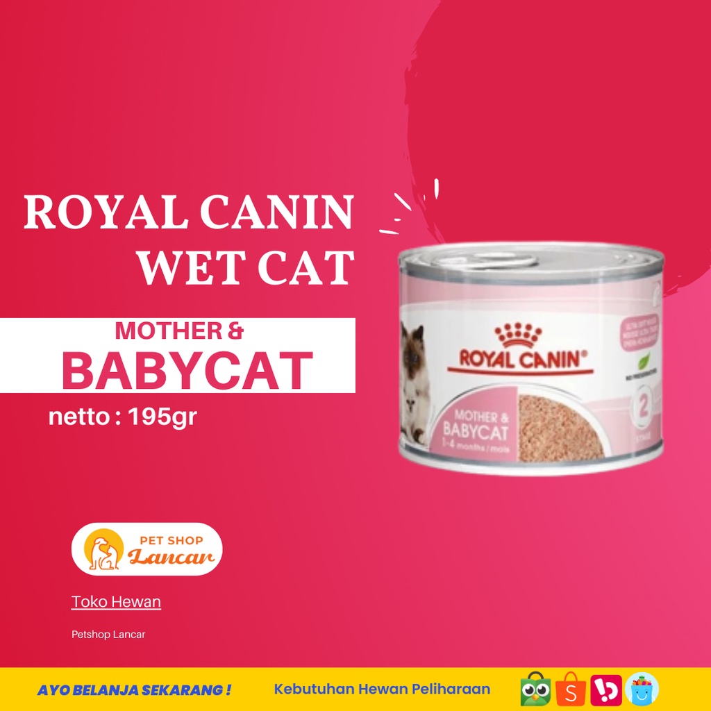 Royal Canin Mother &amp; Baby Cat Wet Makanan Induk &amp; Anak Kucing