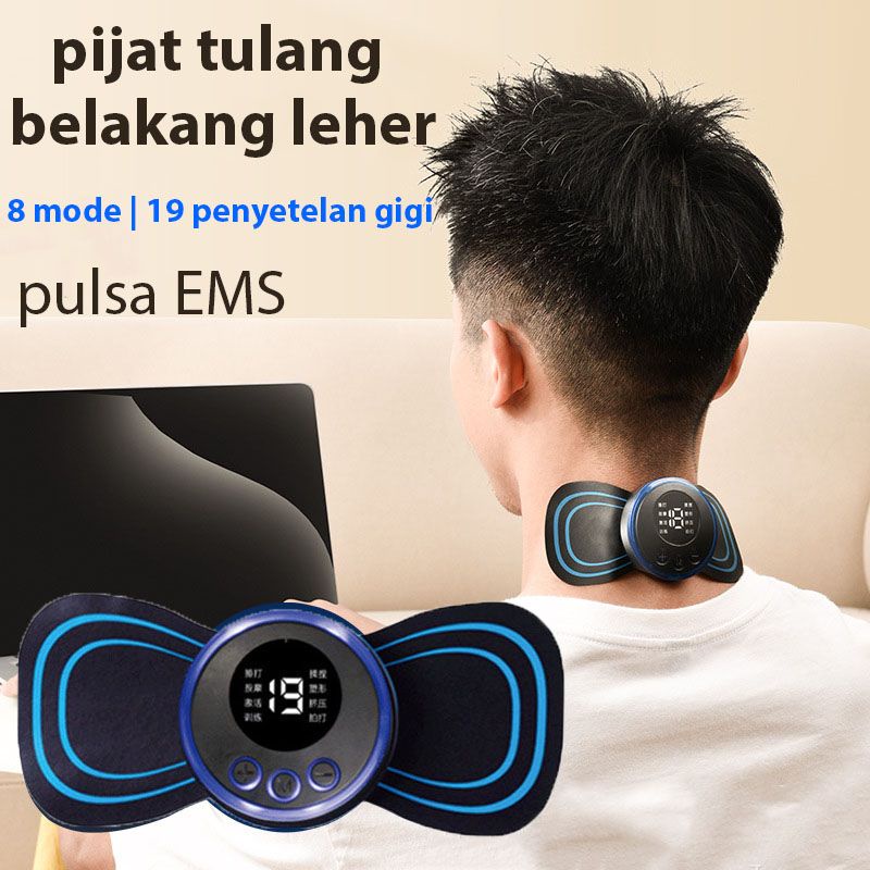 Elektrik Pemijat Leher Portabel charger usb/ Massage Stimulator Pemijat mengurangi Pegel Nyeri pada tubuh