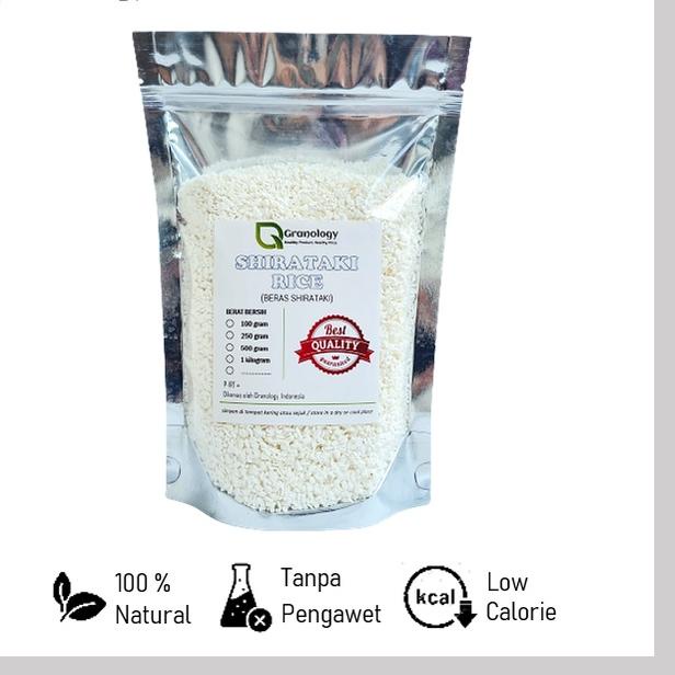 

✽ Beras Shirataki Konyaku Kualitas Premium (500 gram) by Granology ۝
