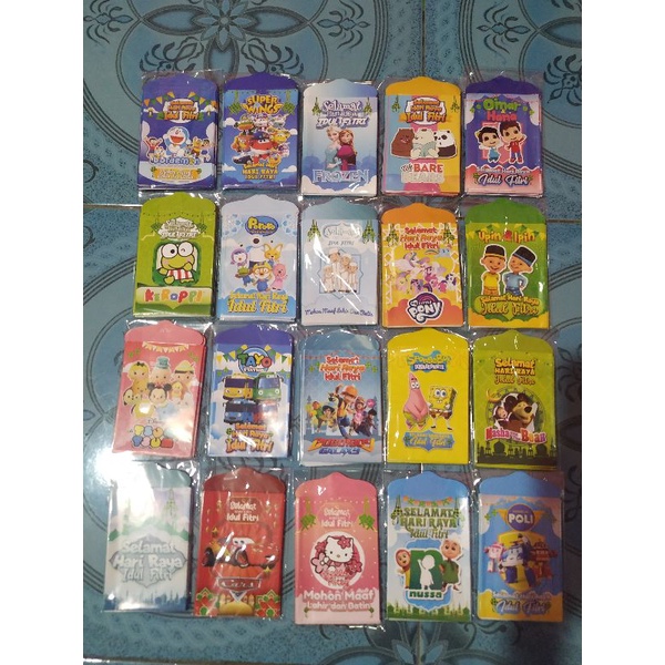 

amplop lebaran karakter