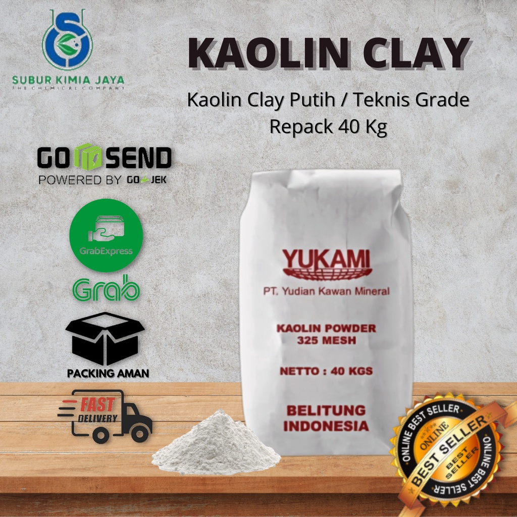 

Kaolin Clay Teknis 40 Kg