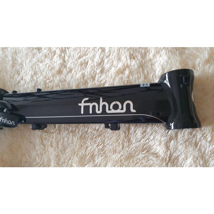 Frame Fnhon Blast + handlepost warna hitam merah black red 2 warna dis