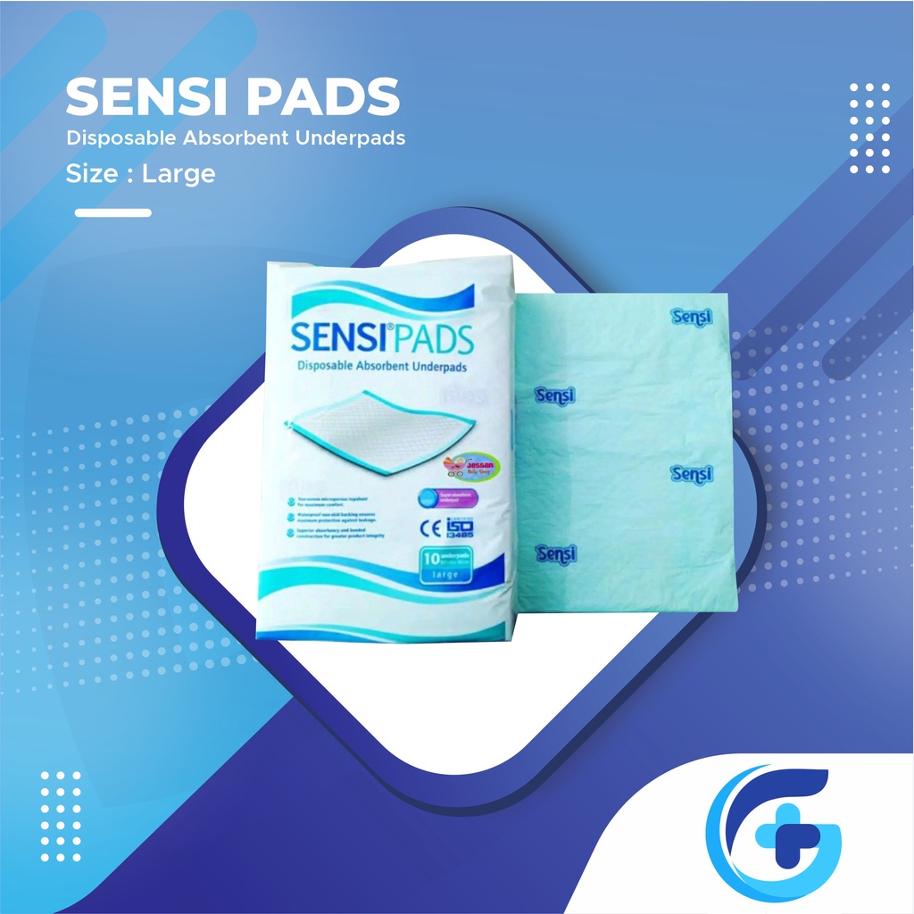 SENSIPADS/ UPAD/ UNDERPAD / PERLAK / ALAS TUBUH SENSI