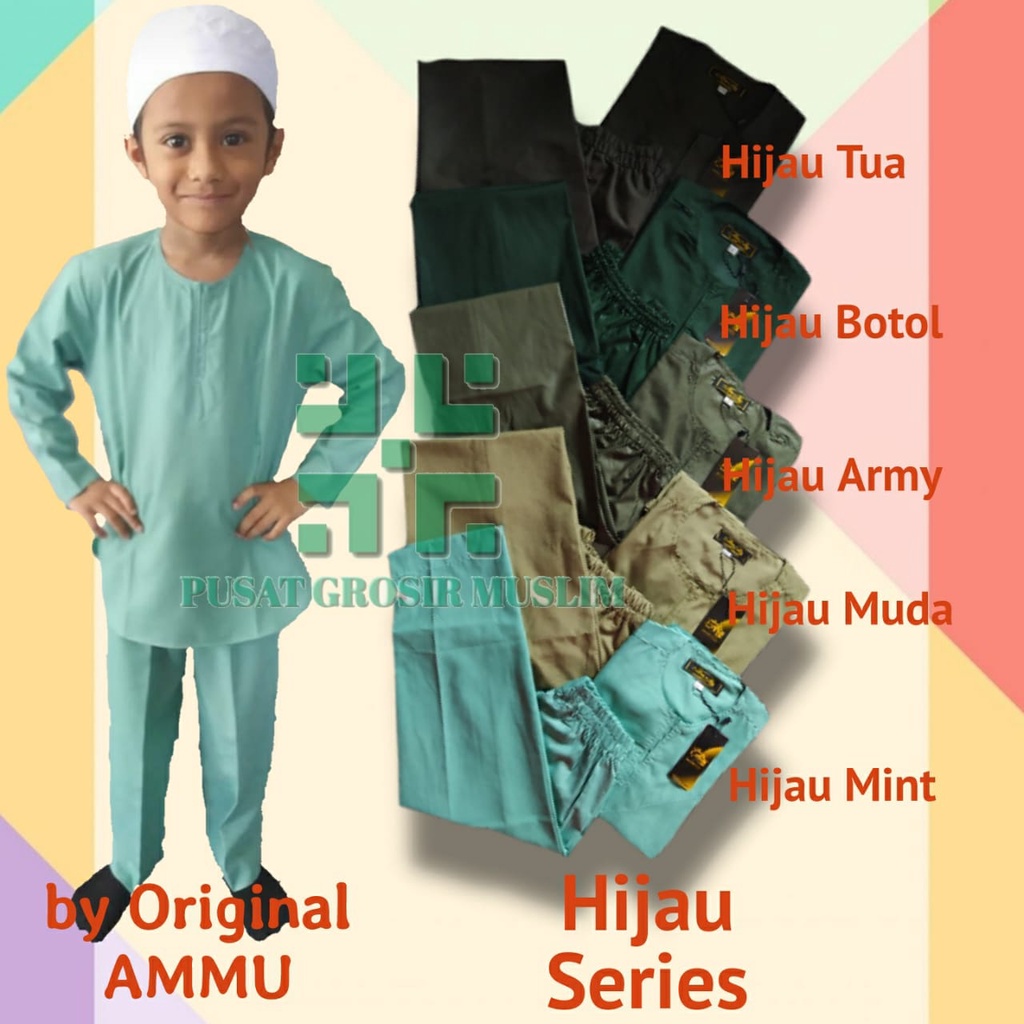 Grosir Baju Koko Setelan Anak Original Abu Ali by ammu Anak, Abu Ali Bahan Katun, Abu Aly collection