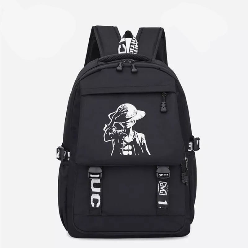 Rayhana - Tas One Piece Ransel Sekolah Anak Gambar Anime One Piece Lutfy Mugiwara Tas Viral