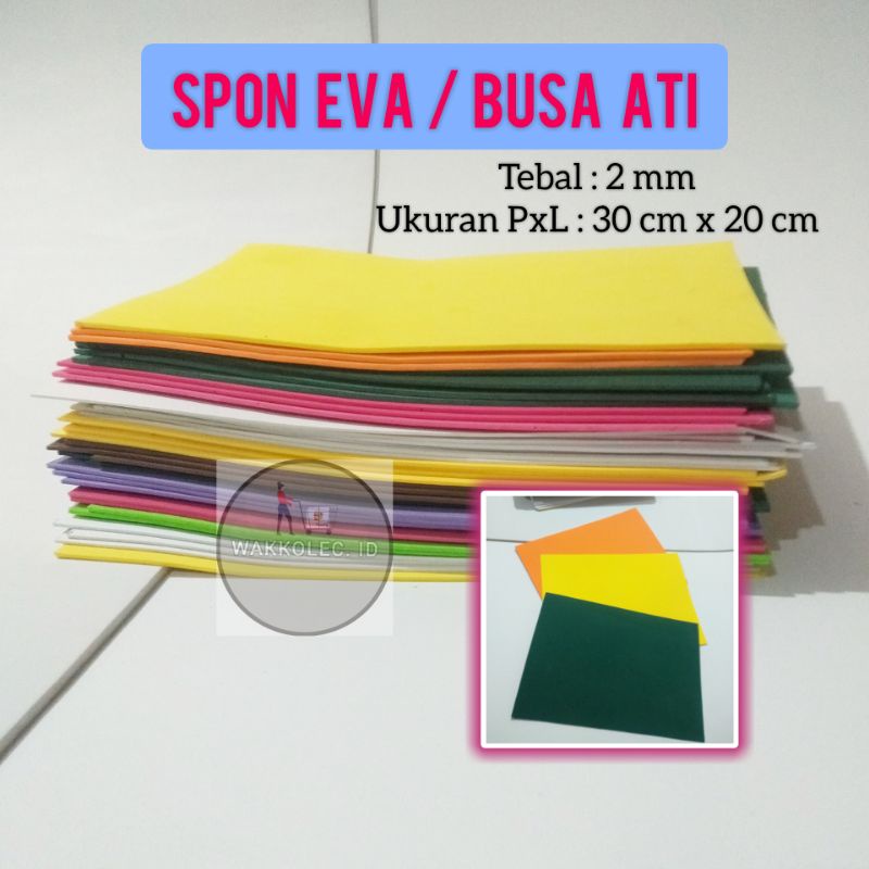 Spon Eva Busa Ati 2mm Warna 20x30