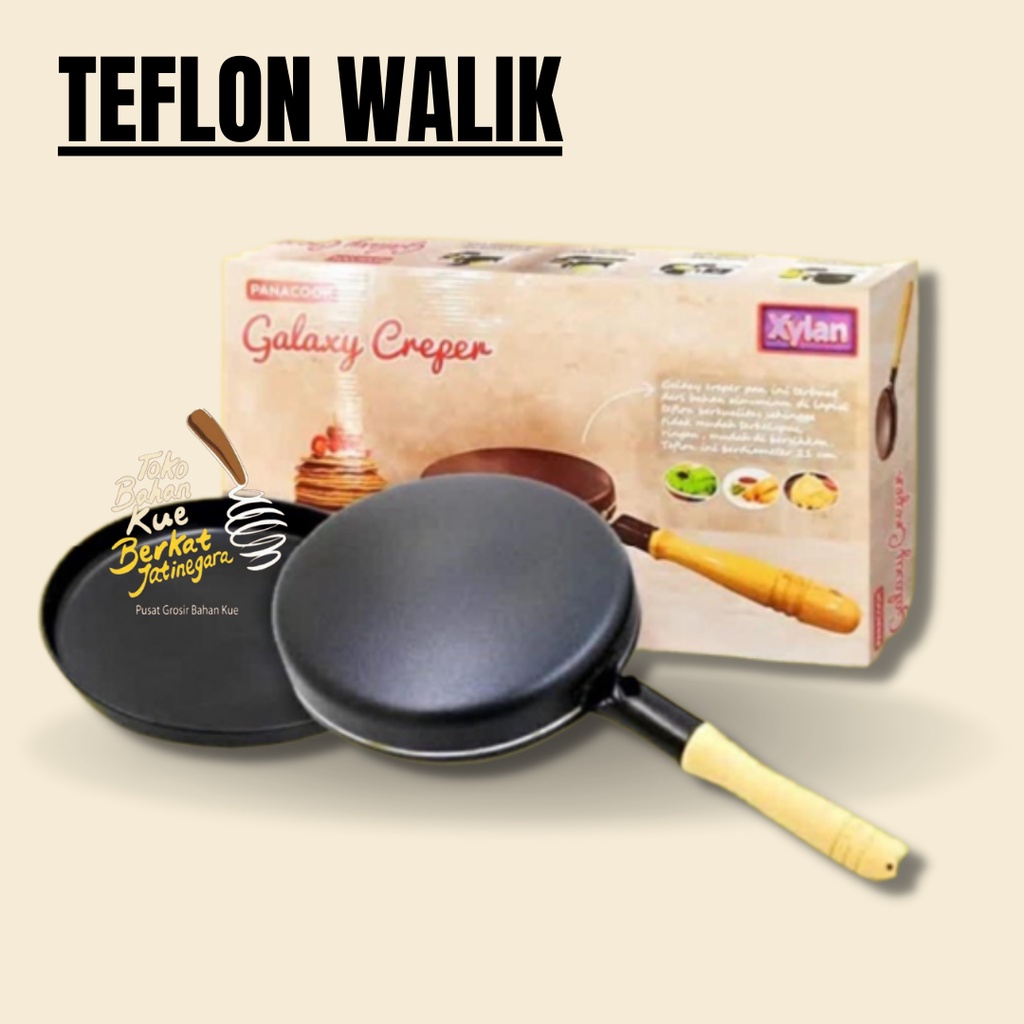 TEFLON WALIK ANTI LENGKET / GALAXY CREPERS/CETAKAN KULIT LUMPIA