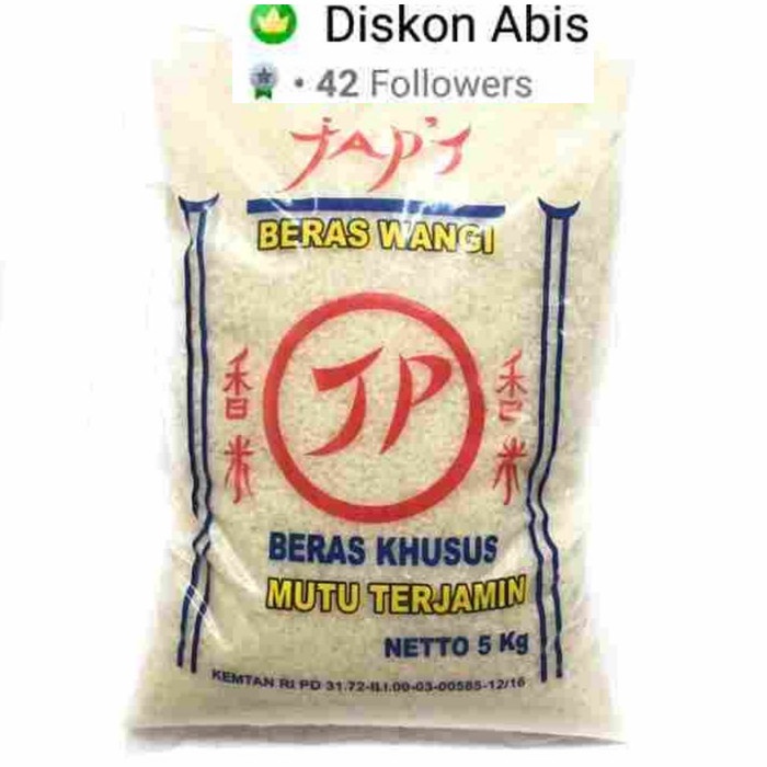 Beras JP 5 kg / Beras jepang 5kg SAJA