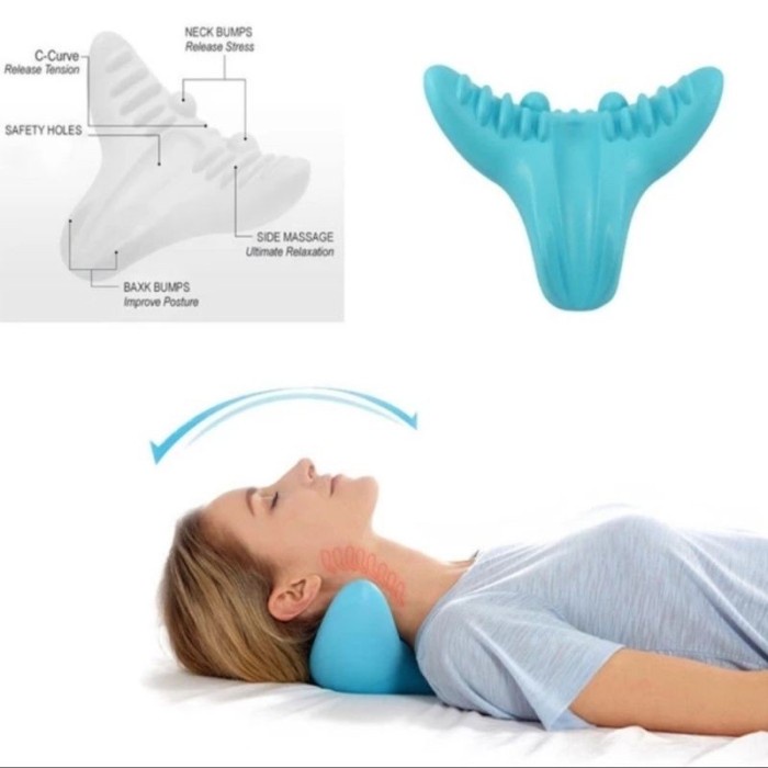 Bantal Leher Spinal adjustment massage pillow(W6W4) Bantal Mobil Set Premium Bantal Mobil Set Karakt