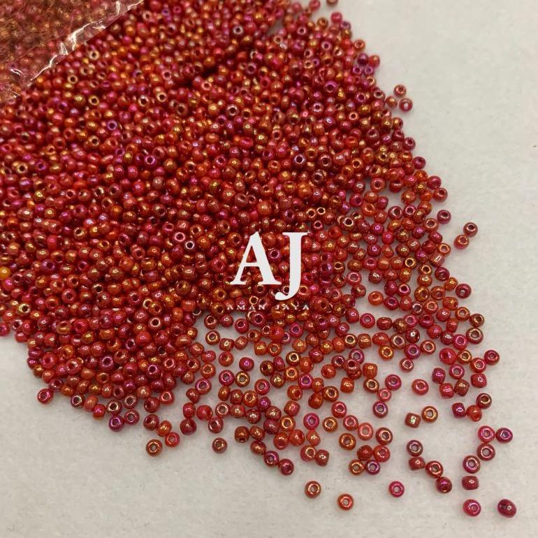 MANIK MOTE PAYET PASIR 8/O AGB 500 GRAM WARNA WARNI .