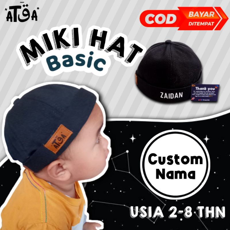 PECI ANAK KEKINIAN/PECI ANAK/MIKI HAT ANAK/TOPI ANAK KEKINIAN