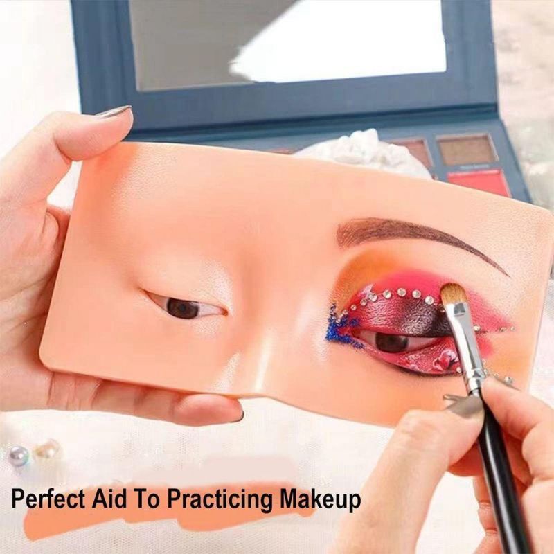 MH80ALAT LATIHAN MELUKIS WAJAH/PAPAN SILIKON ALAT BANTU LATIHAN MAKEUP/ALAT BANTU PASANG BULU MATA PALSU UNTUK PEMULA/ALAT PRAKTEK MAKEUP/ALAT LATIHAN MAKEUP SILICONE MAKEUP PANEL PAPAN SILIKON RIAS WAJAH